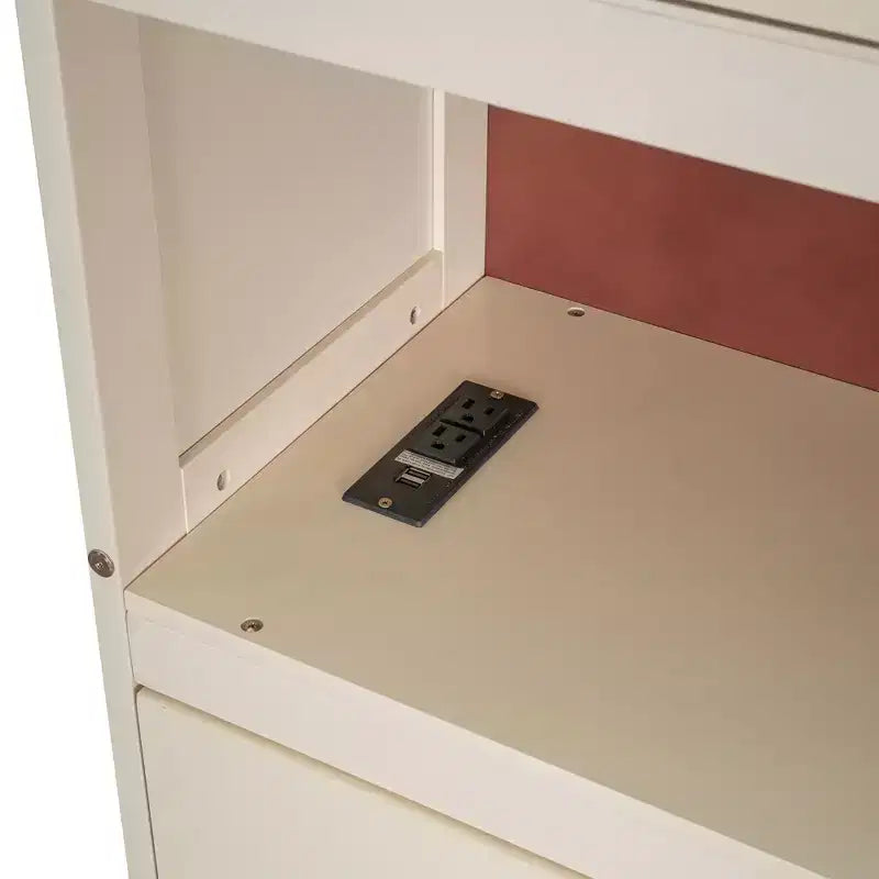 Bettgestell in voller Größe mit Schubladen, Stauraum-Kopfteil und USB-Ladeanschluss  