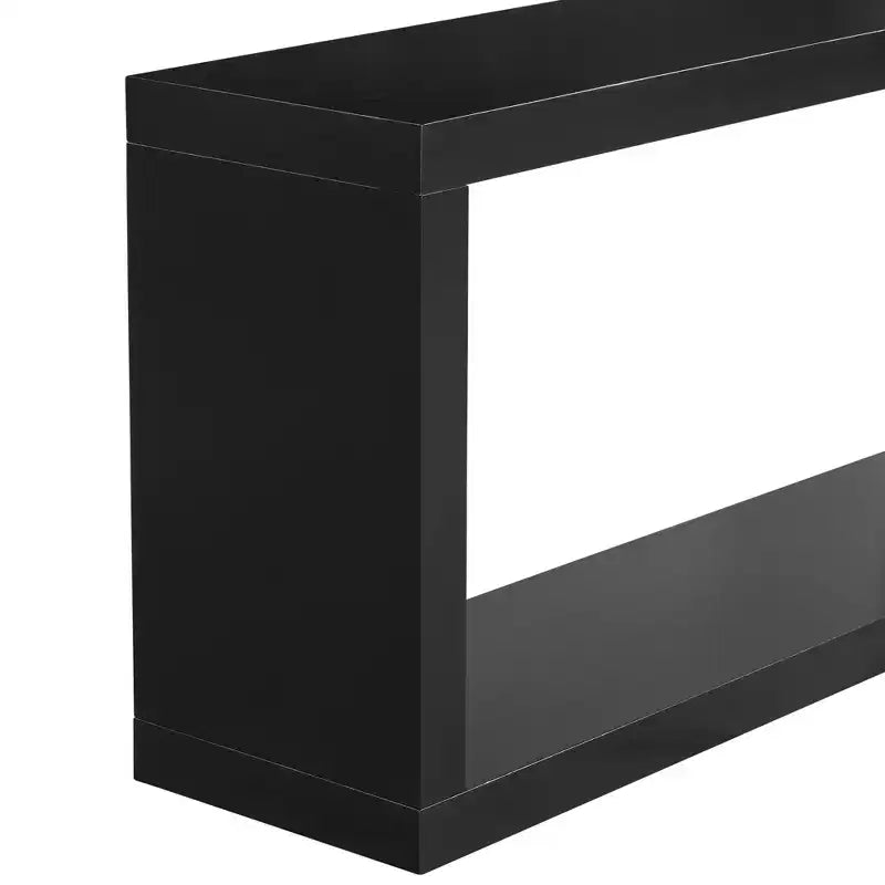 Minimalist Wood Console Table with Storage, Modern Narrow Entryway Table with Open Shelf for Hallway and Entryway