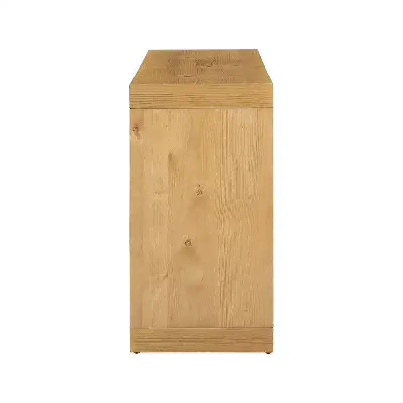 Minimalist Wood Console Table with Storage, Modern Narrow Entryway Table with Open Shelf for Hallway and Entryway