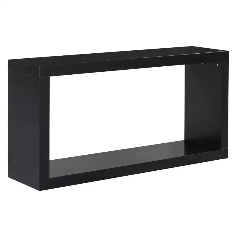 Minimalist Wood Console Table with Storage, Modern Narrow Entryway Table with Open Shelf for Hallway and Entryway