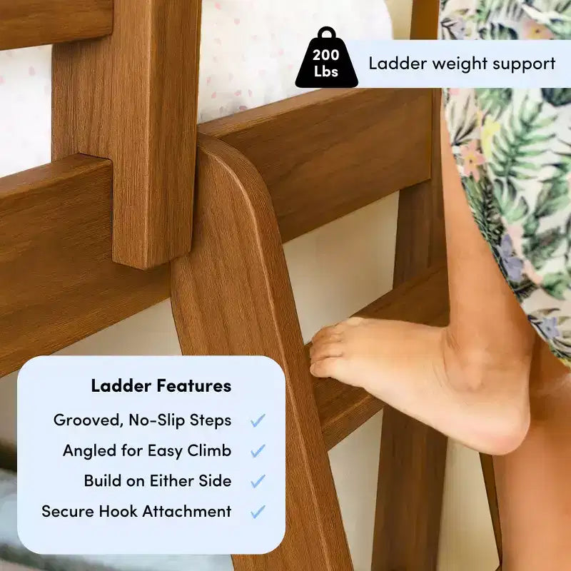 Classic Twin High Loft with Ladder on End