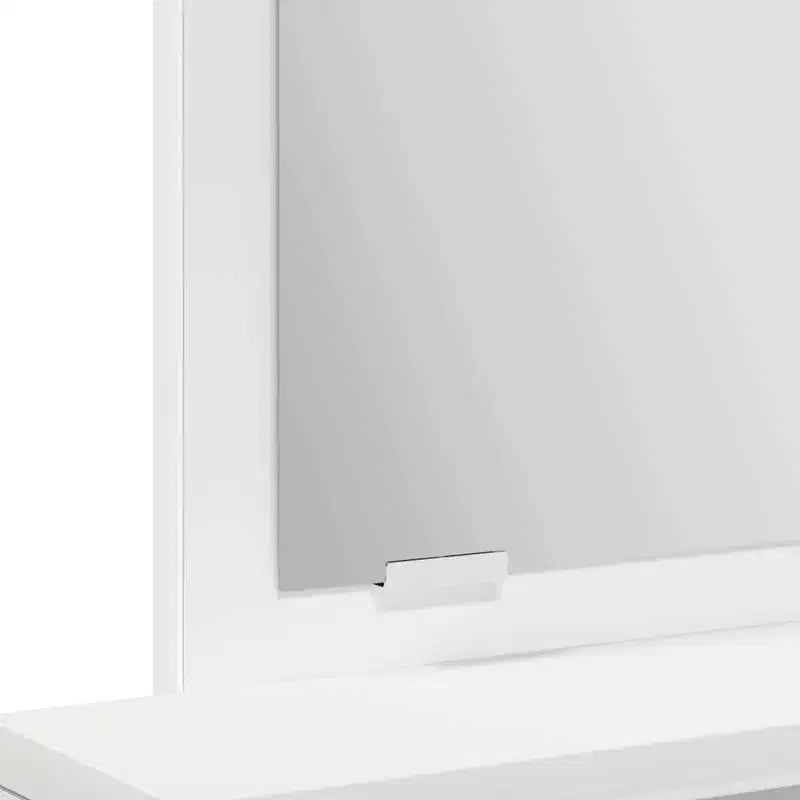 Modern LED make-up bureau, kaptafel met spiegel en slimme opbergruimte