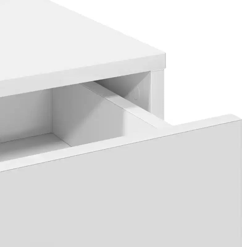 Modern LED make-up bureau, kaptafel met spiegel en slimme opbergruimte