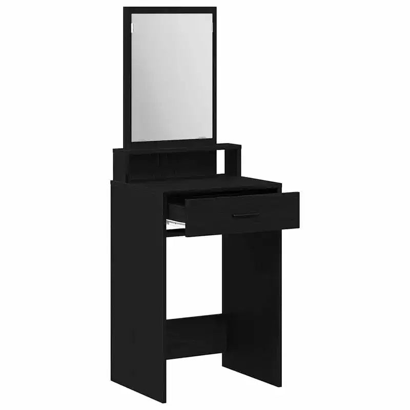 Modern LED make-up bureau, kaptafel met spiegel en slimme opbergruimte