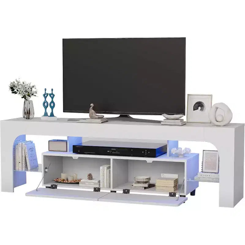 Depolamalı Modern TV Sehpası, Çekmeceli ve Raflı Eğlence Merkezi Dolabı, Oturma Odası için