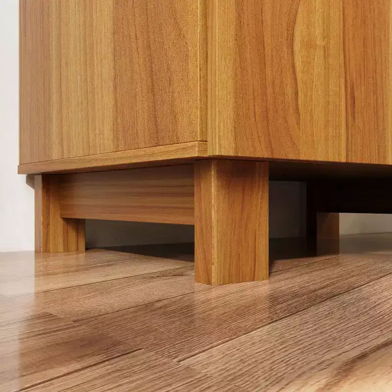 Creatieve monster-vormige verticale ladekast, houten afwerking met meerdere laden