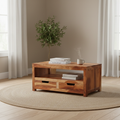 Solid Wood Coffee Table 1:1 Lifestyle Scene
